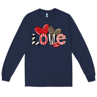 Navy love Long Sleeve Tee - LillyAllenDesigns
