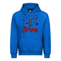Cobalt stars & stripes Urban Hoodie - BundleAndBundleShop