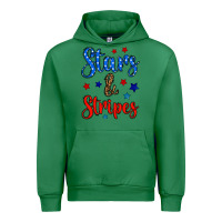Emerald stars & stripes Urban Hoodie - BundleAndBundleShop