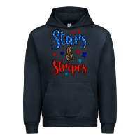 Navy stars & stripes Urban Hoodie - BundleAndBundleShop