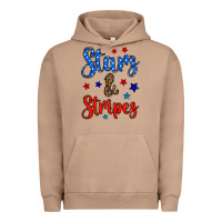 Pigment Burro stars & stripes Urban Hoodie - BundleAndBundleShop