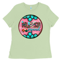 Matcha nurse round earrings 3 Ladies Tee - BundleAndBundleShop