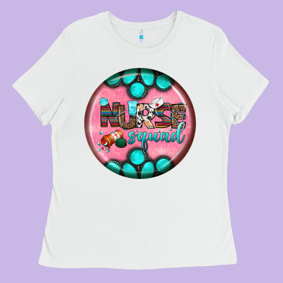 Nurse Round Earrings 3 Ladies Tee Designed By Bundleandbundleshop