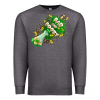 Charcoal Heather Bad and boozy Premium Sweatshirt - CowGirlArtShop