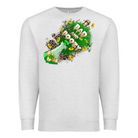 Oatmeal Heather Bad and boozy Premium Sweatshirt - CowGirlArtShop