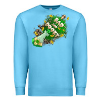 Ocean Blue Bad and boozy Premium Sweatshirt - CowGirlArtShop