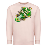 Pale Pink Bad and boozy Premium Sweatshirt - CowGirlArtShop