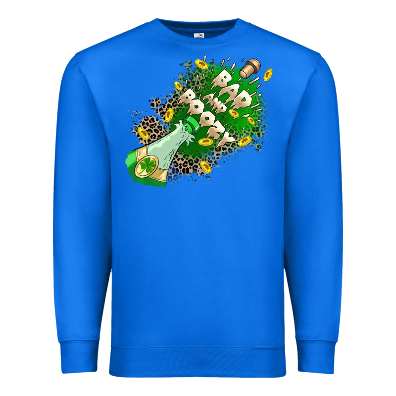 Bad And Boozy Premium Sweatshirt by CowGirlArtShop | Teevron