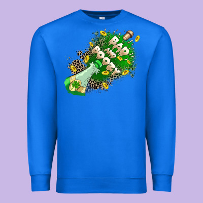 Bad And Boozy Premium Sweatshirt Designed By Cowgirlartshop