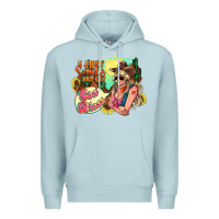 Blue Mist I just smile and say god bless Premium Hoodie - HowdyJamesFarm