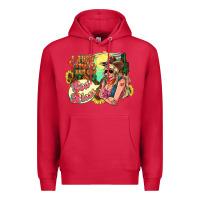 Cardinal I just smile and say god bless Premium Hoodie - HowdyJamesFarm