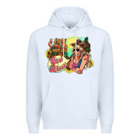 White I just smile and say god bless Premium Hoodie - HowdyJamesFarm