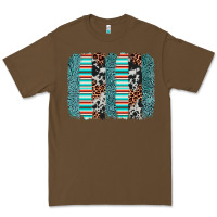 Cacao serape leopard cowhide  brushstroke Premium Tee - AdoDesignShop