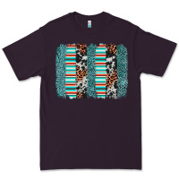 Plum serape leopard cowhide  brushstroke Premium Tee - AdoDesignShop