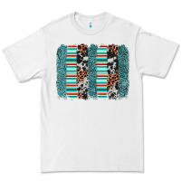 White serape leopard cowhide  brushstroke Premium Tee - AdoDesignShop