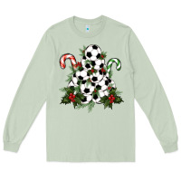 Matcha Lightning Soccer Christmas Tree Long Sleeve Tee - RanaPortraitStore