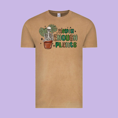 Never Enough Plants Vintage Tee Designed By Maliassmallbusiness