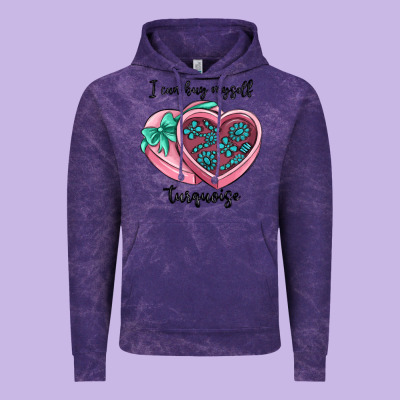 I Can Buy Myself Turquoise Vintage Hoodie Designed By Maliassmallbusiness