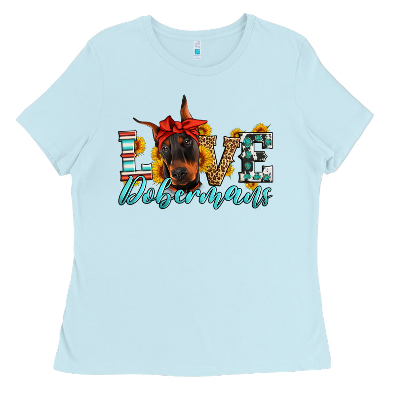 Love Dobermans Ladies Tee by Artiststas | Teevron