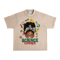 French Oak science teacher afro messy bun Urban Heavy Tee - NancyCooperArtShop