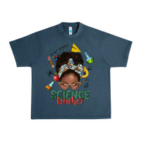 Midnight Navy science teacher afro messy bun Urban Heavy Tee - NancyCooperArtShop