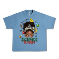Pebble Blue science teacher afro messy bun Urban Heavy Tee - NancyCooperArtShop
