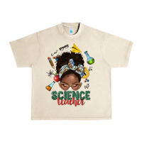 Sandshell science teacher afro messy bun Urban Heavy Tee - NancyCooperArtShop