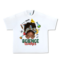 White science teacher afro messy bun Urban Heavy Tee - NancyCooperArtShop