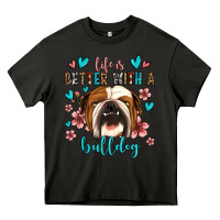 Asphalt life is better with a bulldog Heavy Core Tee - Jasminsmagicworld