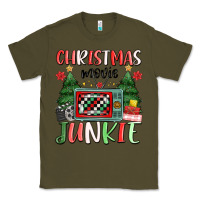 Army Green Christmas movie junkie Classic Tee - MaliasSmallBusiness