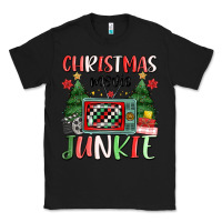 Black Christmas movie junkie Classic Tee - MaliasSmallBusiness