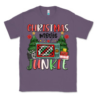 Lavender Christmas movie junkie Classic Tee - MaliasSmallBusiness
