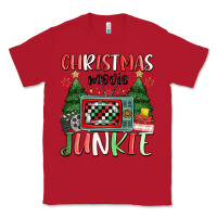 Red Christmas movie junkie Classic Tee - MaliasSmallBusiness