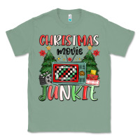 Sage Christmas movie junkie Classic Tee - MaliasSmallBusiness