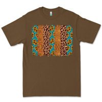 Cacao leopard gemstone brushstroke Premium Tee - AdoDesignShop