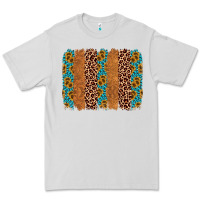 Dove Grey leopard gemstone brushstroke Premium Tee - AdoDesignShop