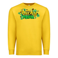 Lemon lucky mama st patricks Premium Sweatshirt - HowdyJamesFarm