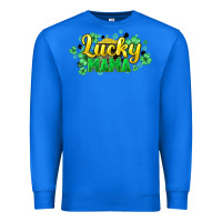 True Royal lucky mama st patricks Premium Sweatshirt - HowdyJamesFarm