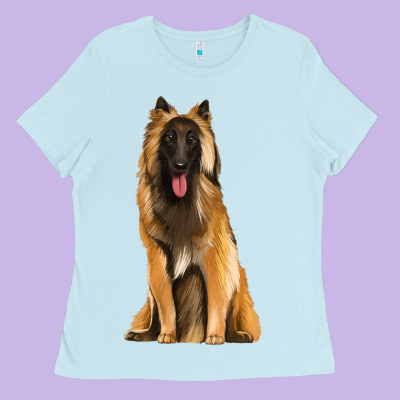 Belgian Shepherd Tervuren Ladies Tee Designed By Artiststas