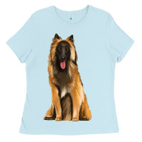 Baby Blue belgian shepherd tervuren Ladies Tee - Artiststas