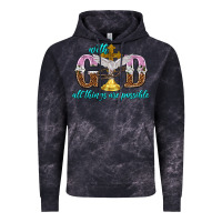 Cloud Black with god all things are possible Vintage Hoodie - NancyCooperArtShop