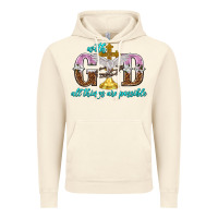Vintage Artic with god all things are possible Vintage Hoodie - NancyCooperArtShop