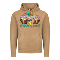 Vintage Camel with god all things are possible Vintage Hoodie - NancyCooperArtShop