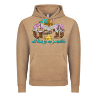 Vintage Coffee with god all things are possible Vintage Hoodie - NancyCooperArtShop