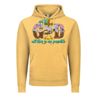 With God All Things Are Possible Vintage Hoodie | Teevron