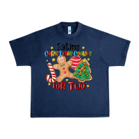 Navy eating christmas cookies for two Urban Heavy Tee - MaliasSmallBusiness