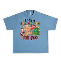 Pebble Blue eating christmas cookies for two Urban Heavy Tee - MaliasSmallBusiness