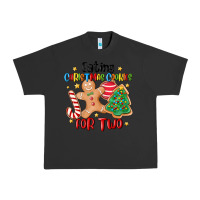 Pigment Black eating christmas cookies for two Urban Heavy Tee - MaliasSmallBusiness