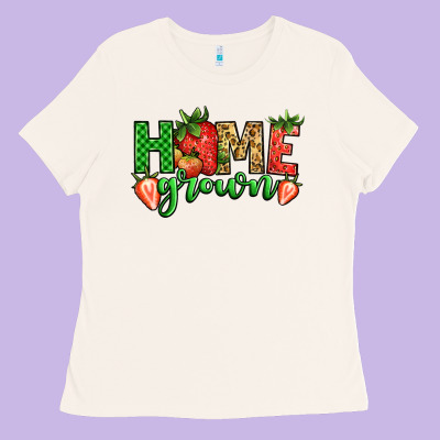 Howe Grown Strawberries Ladies Tee Designed By Jasminsmagicworld