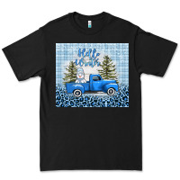Black hello winter snowman truck Premium Tee - AdoDesignShop